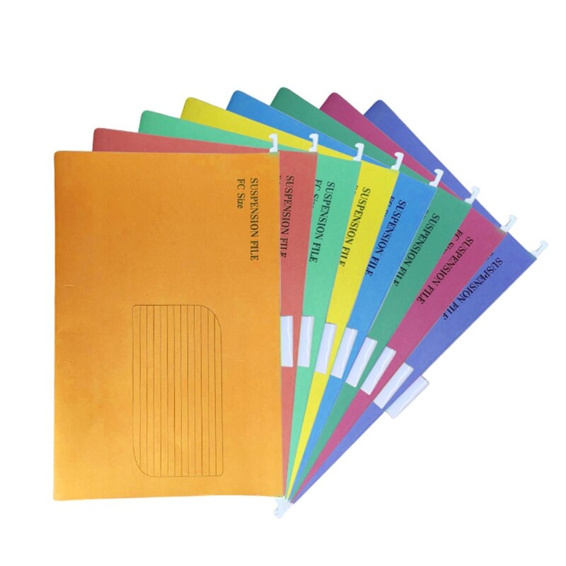 25 Pcs/Set Portable Suspension File Folder Hanging File Holder Paper Frame Documents Organizer