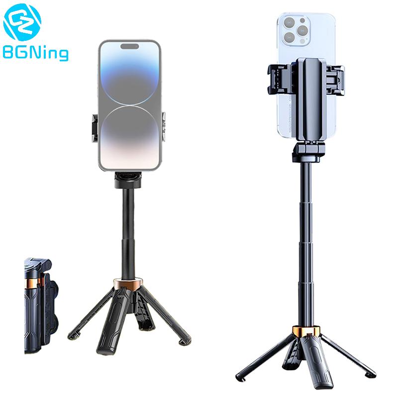 Palo de Selfie Universal para viaje, portátil, Universal, cuádruple, artefacto fotográfico para teléfono móvil, rotación de 360 grados