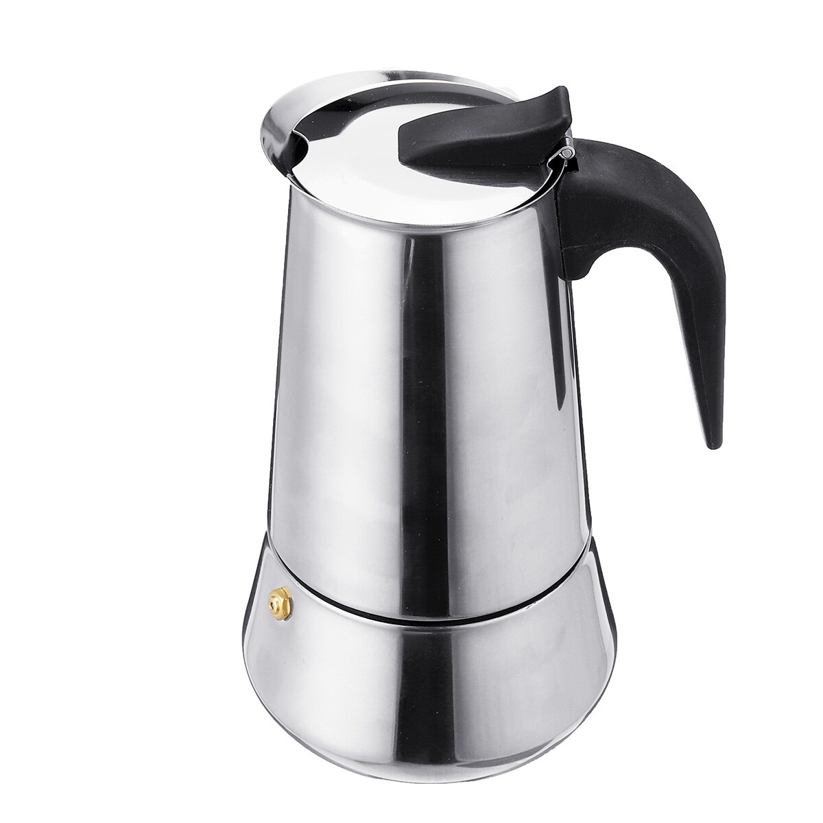 450ML Stainless Steel Coffee Pot with Electric Stove 9 Cups Mocha Espresso Latte Percolator Stove Stovetop Coffee Maker Kettles