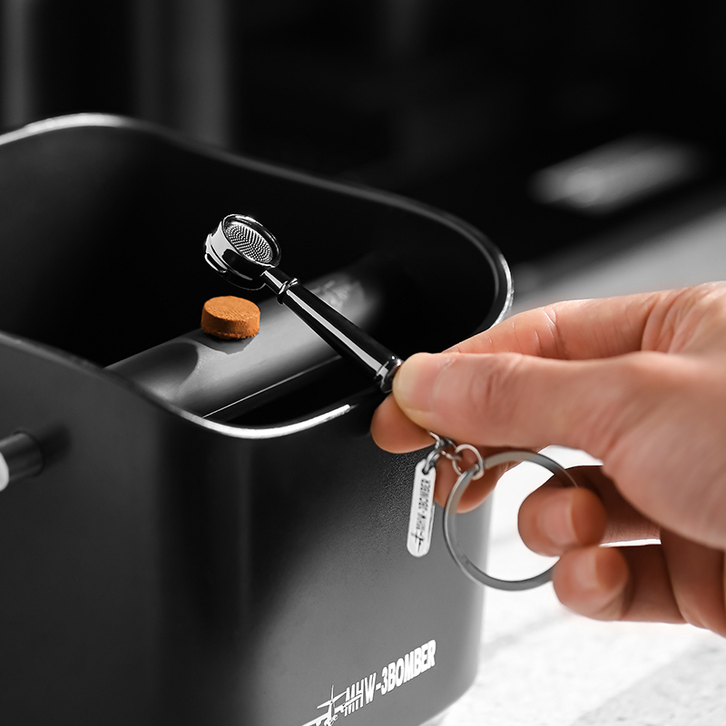 MHW-3bombardiere Portachiavi serie caffè mini souvenir Accessori caffè Portachiavi chic Regalo di compleanno creativo per gli amanti del caffè