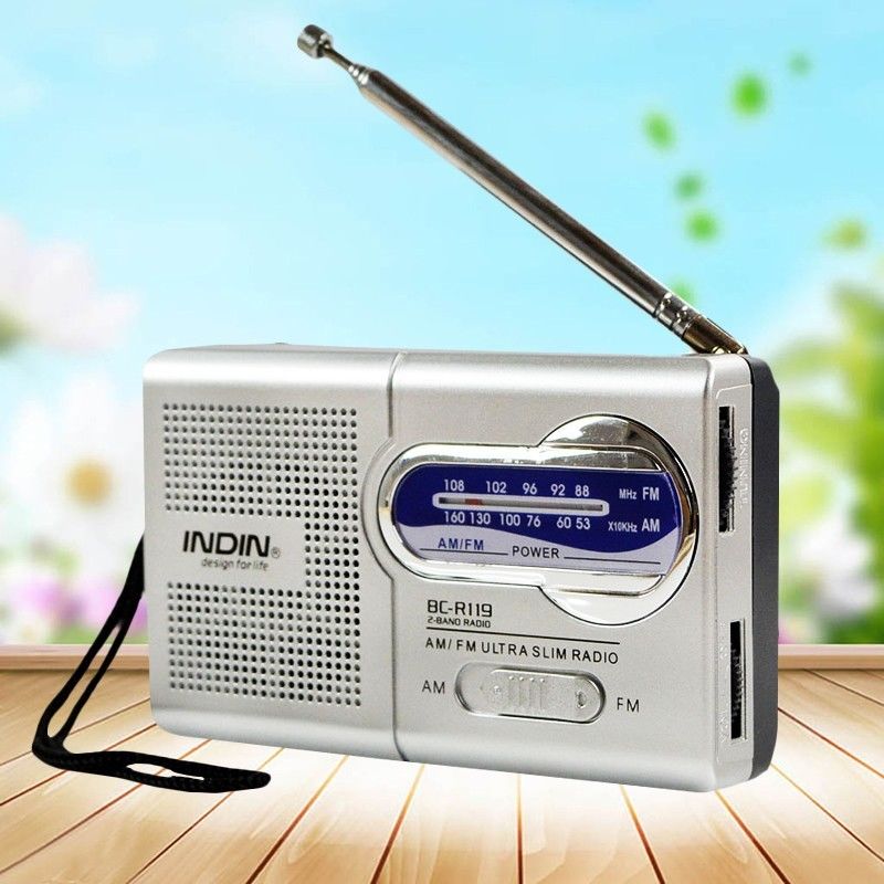 Draagbare Radio Am Fm Ontvanger Telescopische Antenne Ontvanger Mini Pocket Ingebouwde Luidspreker Muziek Outdoor Speler