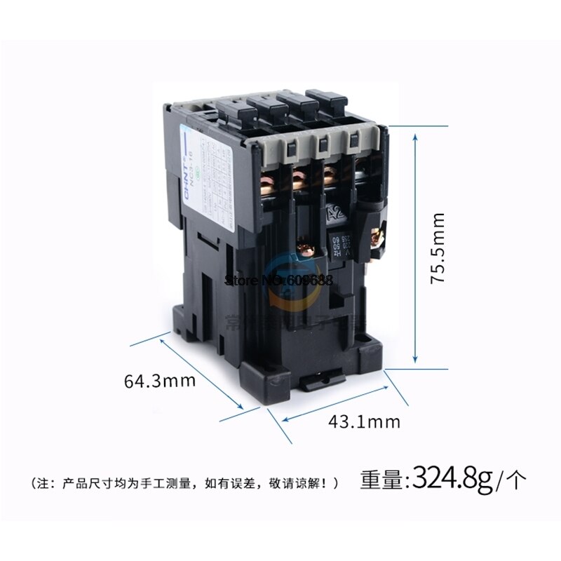 CHNT CHINT AC Contactor NC3-16-30-10 220V 380V B16 CJ46 CJX8 Normally Open