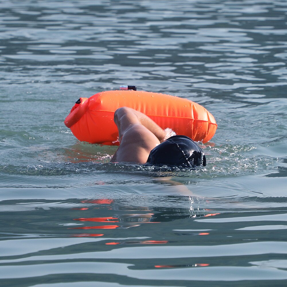 Swim Float Premium Waterdichte Opblaasbare Dry Bag Zwemmen Boei Voor Open Water Zwemmers In Voorraad