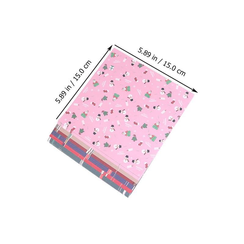 96pcs Christmas Origami Paper Craft Folding Paper DIY Children Handmade Paper