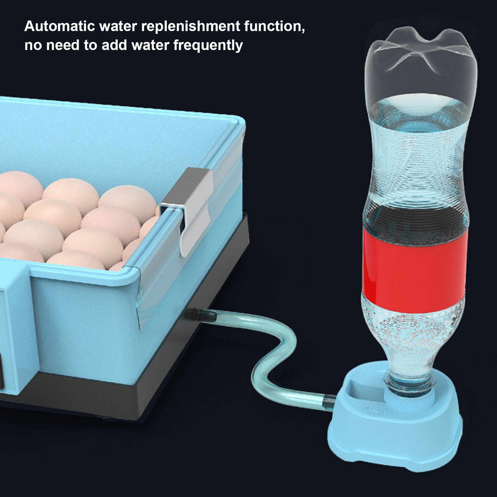 20-66 Eggs Incubator Brooder Bionic Waterbed Goose Duck Quail Pigeon Poultry Brooder Automatic Farm Hatchery Tool