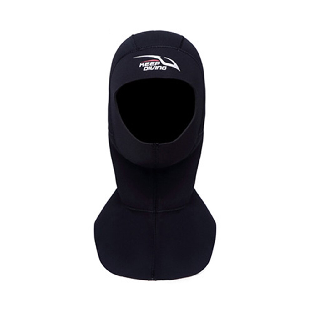 KEEP DIVING 3MM Neoprene Scuba Diving Hood With Shoulder Snorkeling Equipment Hat Cap Winter Swim Warm Wetsuit Spearfishing