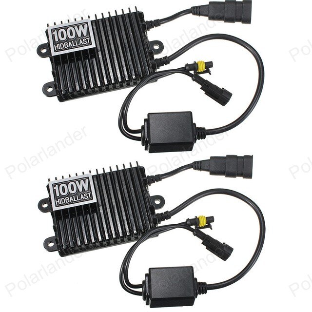 100W Digital slim hid ballast blocks electronic ballast for HID xenon H3 H4 HB3 9005 HB4 9006 6000K 8000K 12V xenon ballast