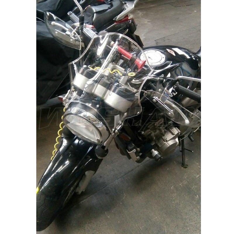 Parabrisas de pantalla para 1993 Honda CBF600 CBF600N CBF500 CB500 CBF250 CB CBF 600 N NA 500 X S X 250 doble deporte: Clear