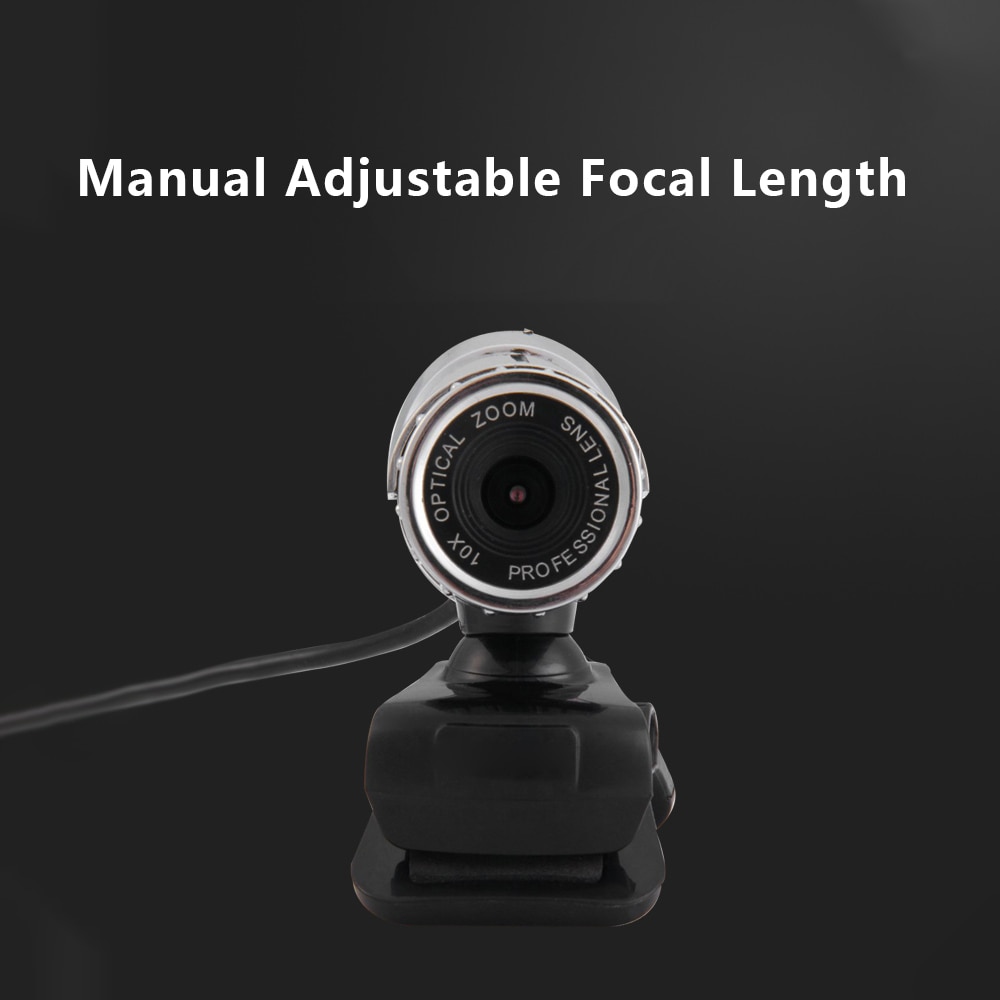 Webcam 12 millions de pixels haute définition caméra Web Cam 360 degrés Webcam USB micro clipsable pour ordinateur portable ordinateur de bureau accessoire
