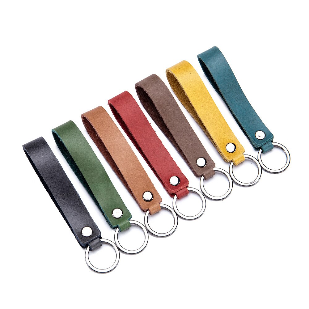 Leather Lanyard leather pendant car supplies Mobile Phone Strap Lanyards Key Holder Key Ring Key Buckle Keychain Keyring