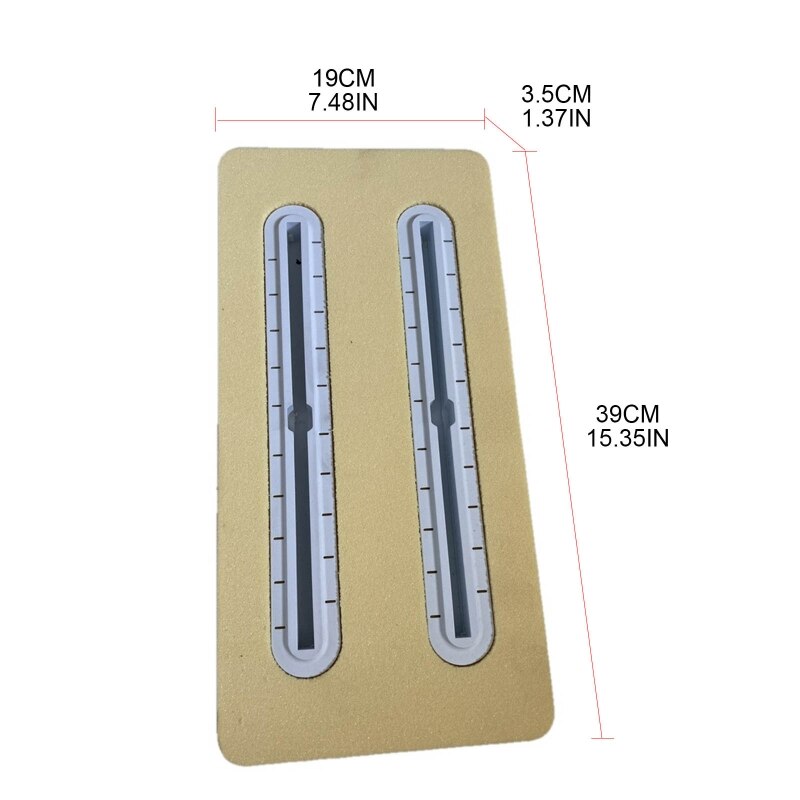 Scatola per binari in schiuma di PVC
