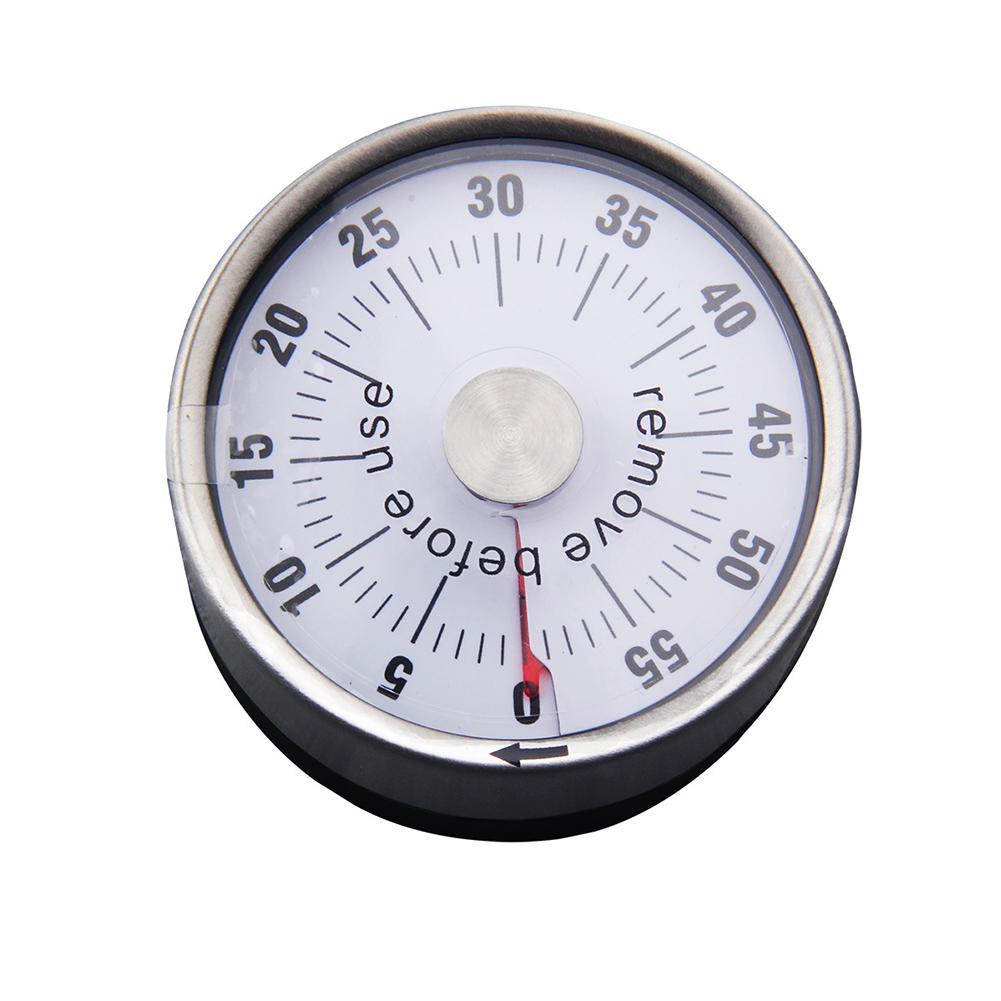 Kitchen Timer Stainless Steel Mechanical Baking Learning Time Reminder Timer with Magnet