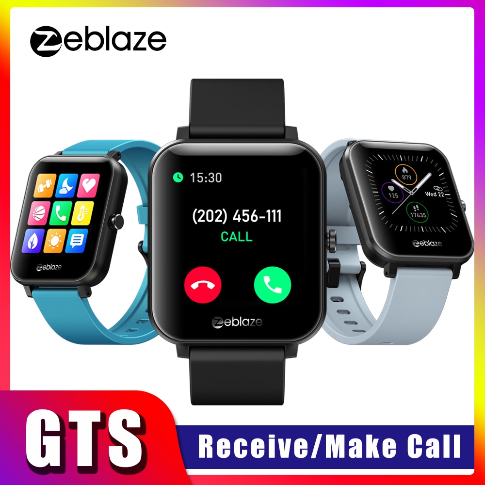 Zeblaze GTS Smart Watch Bluetooth IP67 Waterproof 1.54 inch IPS Screen Sleep Tracking Pedometer Sports Smartwatch Men Women