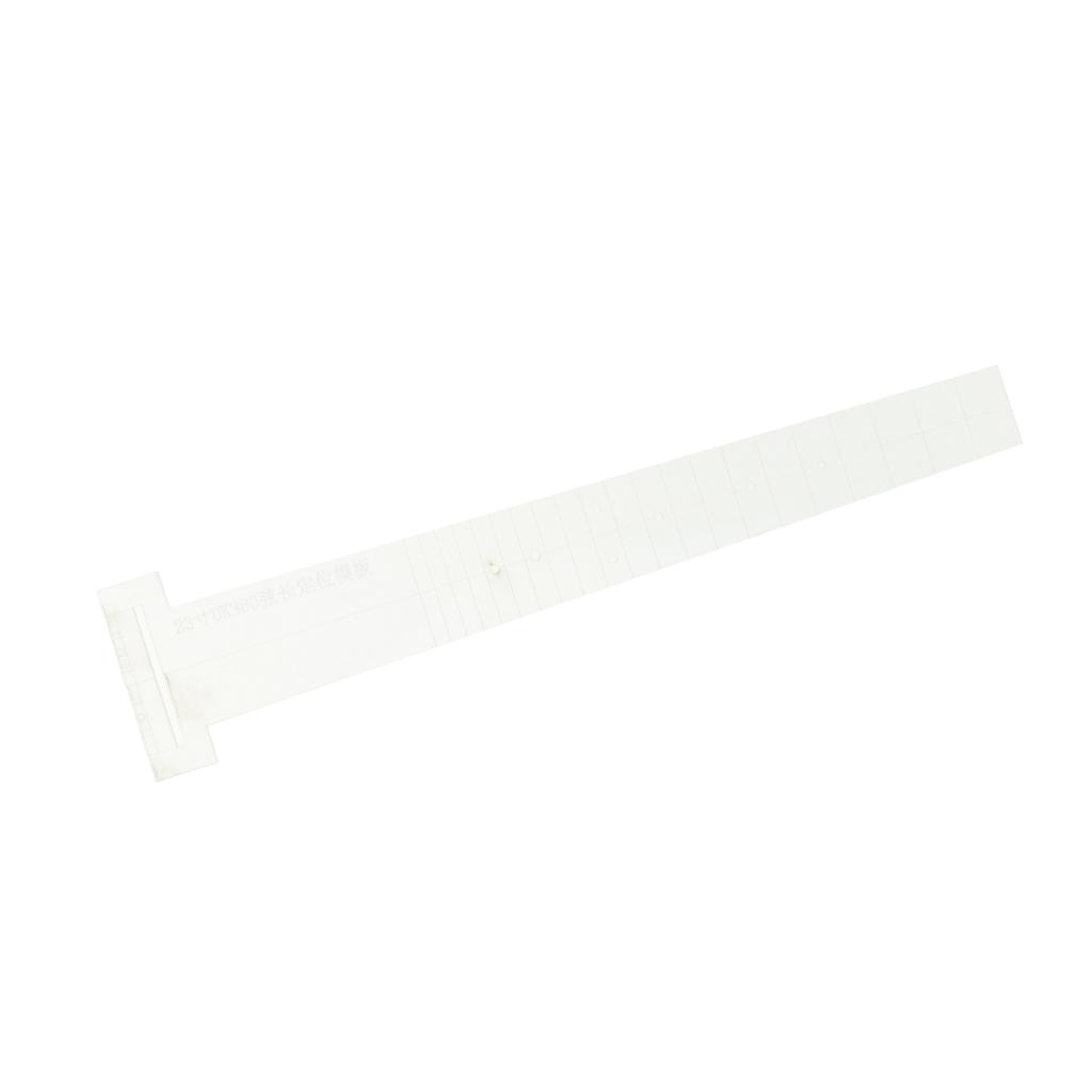 23/26 zoll transparent Gitarre Griffbrett Brücke Schablone Schimmel Luthier Werkzeug