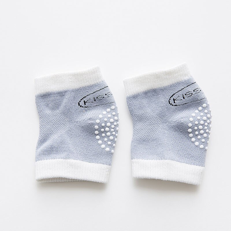 Kind Knie Protector Veiligheid Baby Been Cover Antislip Lijm Knie Pad Leren Lopen Beenwarmers Voor Jongens en Meisjes: Sky Blue