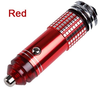 Raikastin pieni mini led auto auton ilmanpuhdistin ilman ioninen otsoni ja anioni happipatukka ilman lonisaattoria koristelamppua