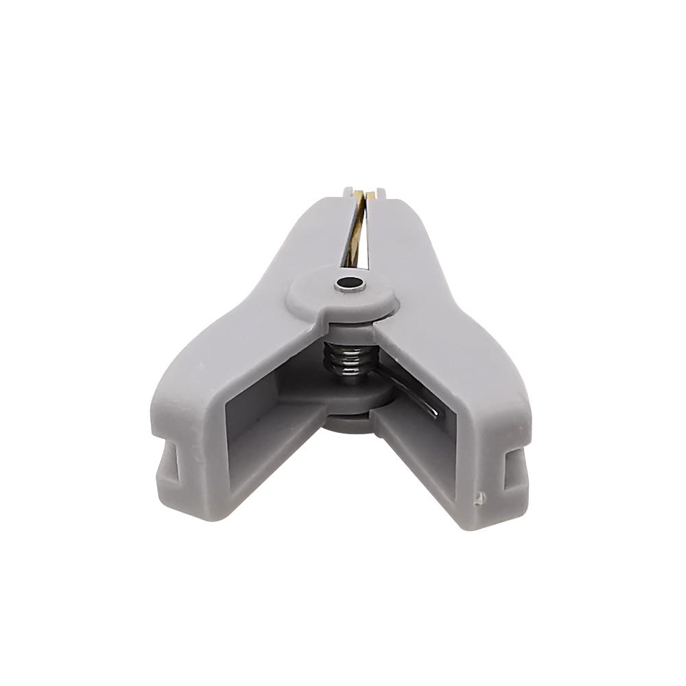 Battery Metal Test Clips Electrical LCR Kelvin Clip Copper Brass Alligator Clamp LCR Kelvin Alligator Clamp Flat Crocodile Clip