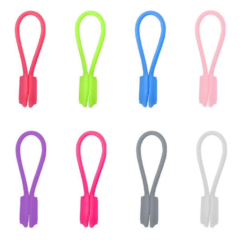 3PCS Silicone Magnetic Cable Winder Charging Cable Earphone Storage Holder Clips For Data Cable Phone Cable Organizer Cord