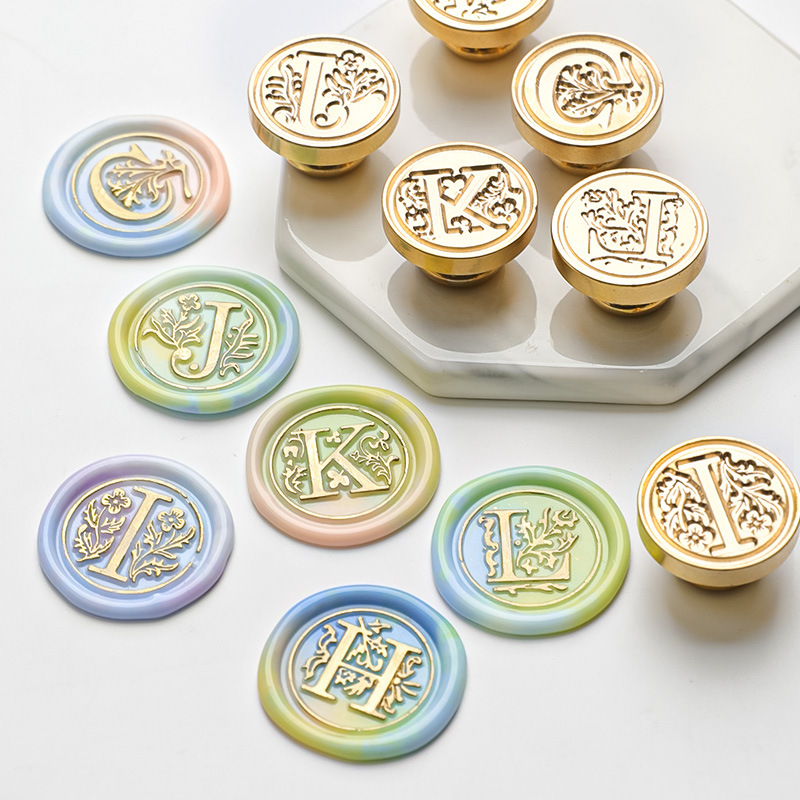 Cera de sellado para sello, kit de sellos Retro con letras, sellos de silicona para uñas, logo para álbum de recortes, juego de impresión surgut, jabones artesanales de boda