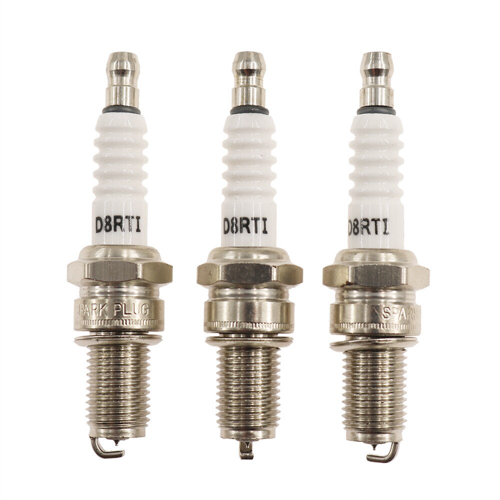 1 Uds. Bujía de iridio D8RTI D8TC para moto de cross de 125cc 150cc 200cc 250cc ATV China moto de cross Go Kart escúter motocicleta ATV Quads D8EA DR8EA X24ES-U X24ESR-U A8YC RA8YC S121XL 275 X4DC XR4DC