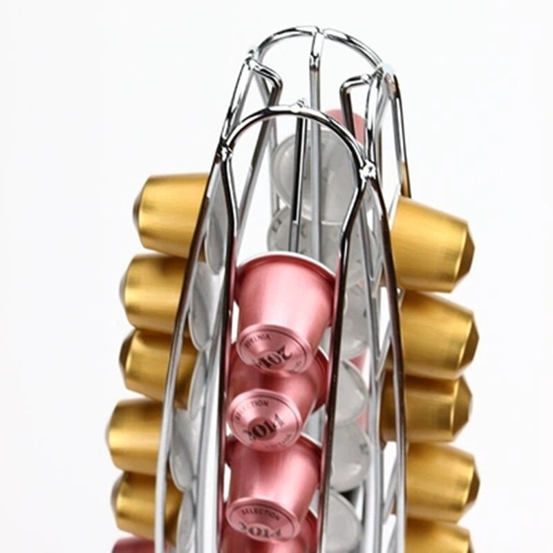 Nespresso kapselkapsel för kapseltorn stå för kaffekapselhållare dispenser passar nespresso kapselförvaring kaffefilterhållare