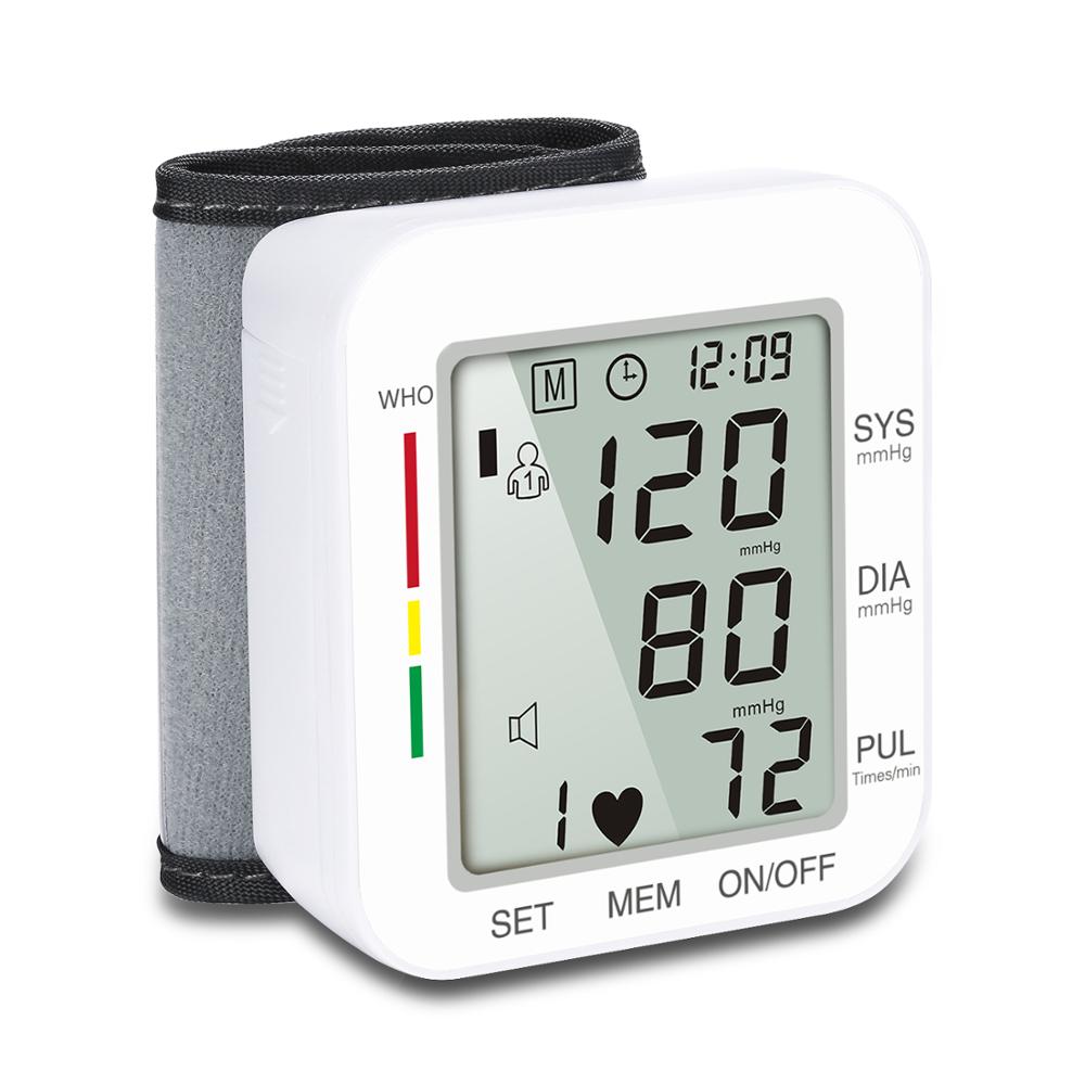 Pols Bloeddrukmeter Digitale Elektronische Bloeddrukmeter Meetinstrument Machine Draagbare Monitor Hartslag Pluse