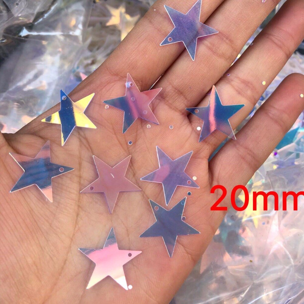 SICODA 100g Ster losse pailletten met gat diy Naaien Platte Paillette bruiloft deel achtergrond trouwjurk decor iriserende kleur