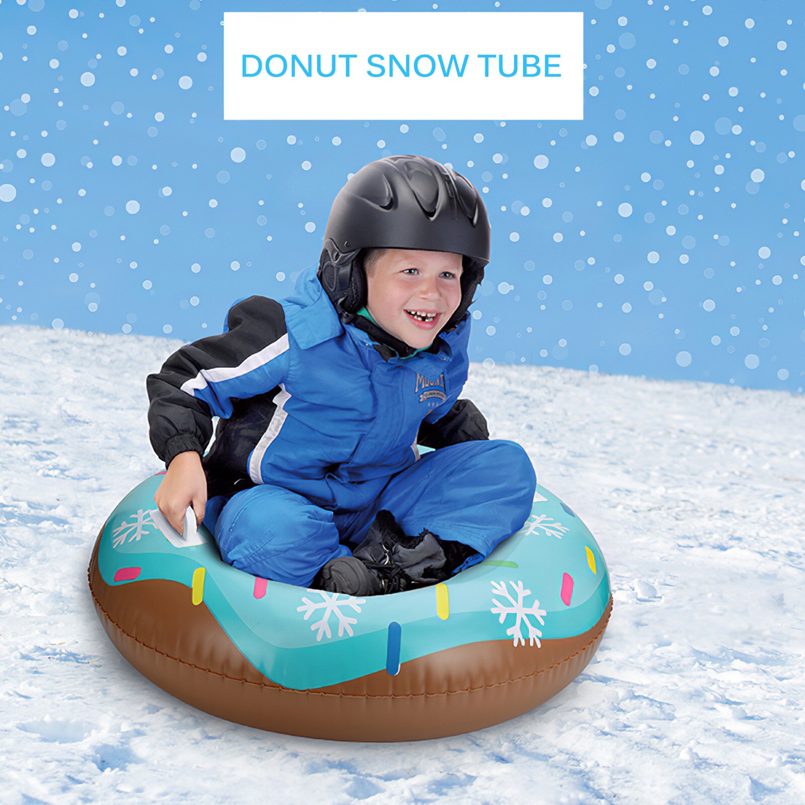 Outdoor Slee Opblaasbare Ski Lap Winter Speelgoed Koude Bestendig Pvc Ski Lap Sport Speelgoed Dubbele Ski Lap Kids Ski Sneeuw buizen Dreef