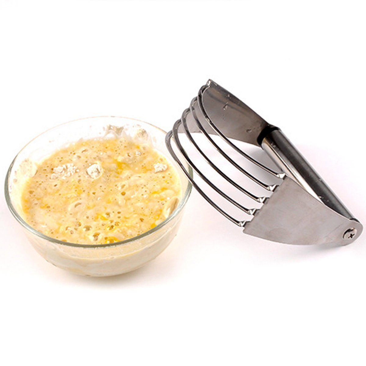 Blender Baking Rolled Handle Cooking Mixing Cream Flour Kitchen Stainless Steel Practical Pastry Dough Cutter