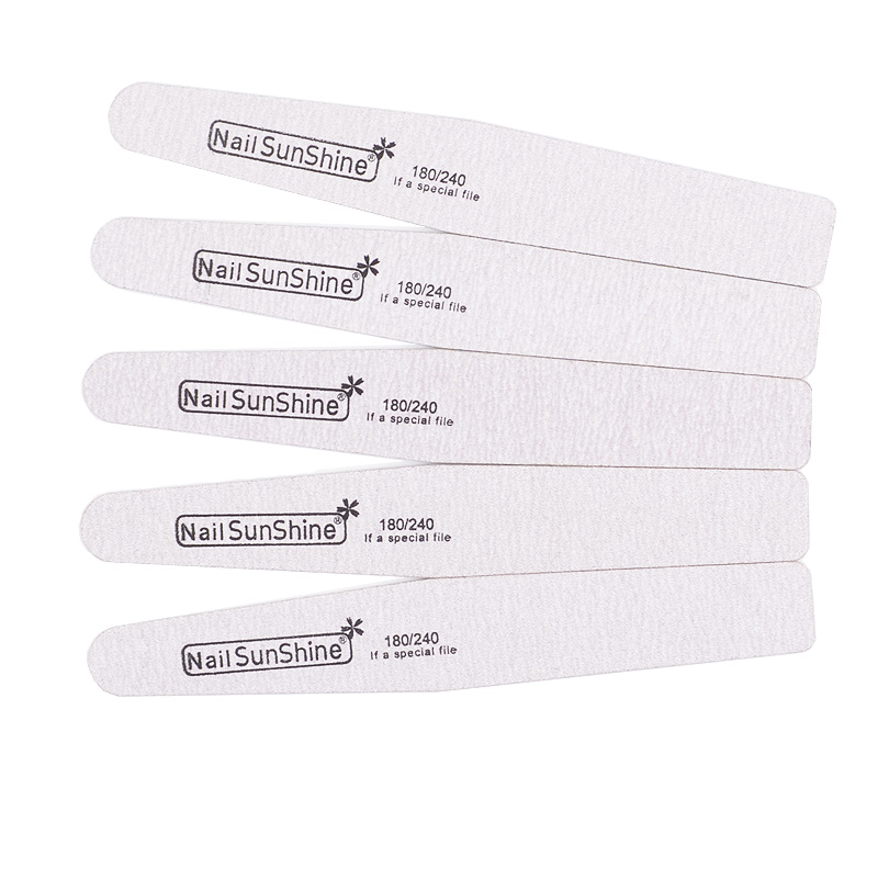 5 stk grå neglekunst slibning polering af neglefile 180/240 neglebufferblokke pedicure manicure pleje værktøj til neglepolering
