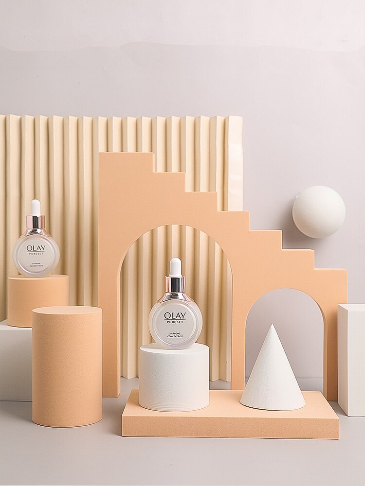 Photo Background Shoot Props Hard Foam Cubes Set Photography Decoration Studio Fotografia for Food, Drink, Jewelry, Cosmetics