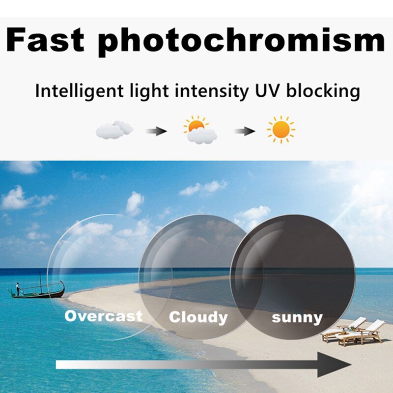 Photochromic Progressive Reading Glasses Men Multifocal Bifocal Presbyopic Glasses Women Ultralight Alloy Full Rim +175