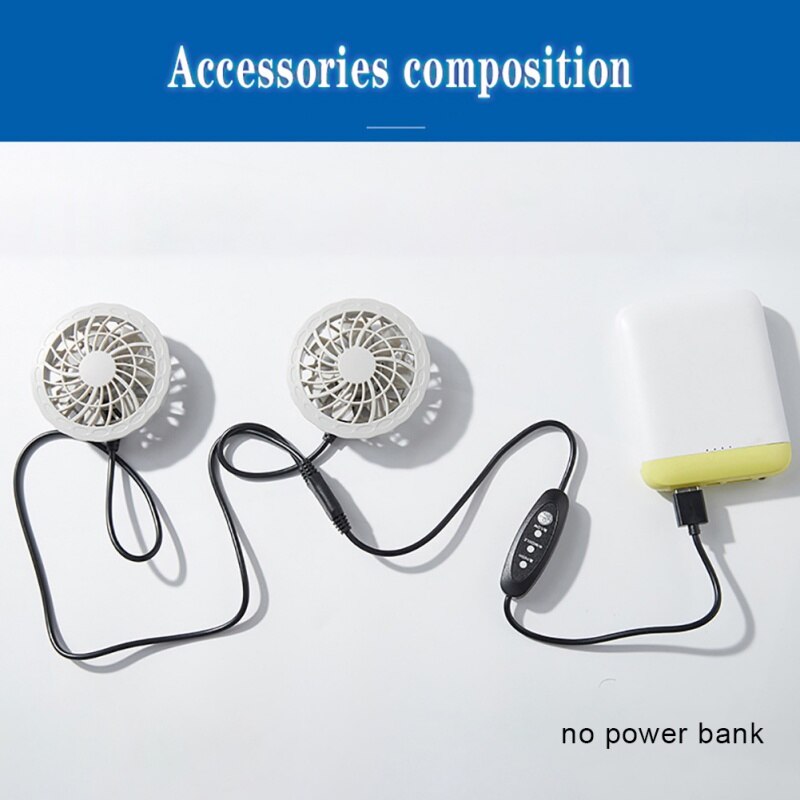 Fishing Cycling Cooling Vest USB Fan Hiking Vest Air Conditioning Work Outdoors Quick Cooling Unisex Vest Summer Cooling: AS SHOWN / S