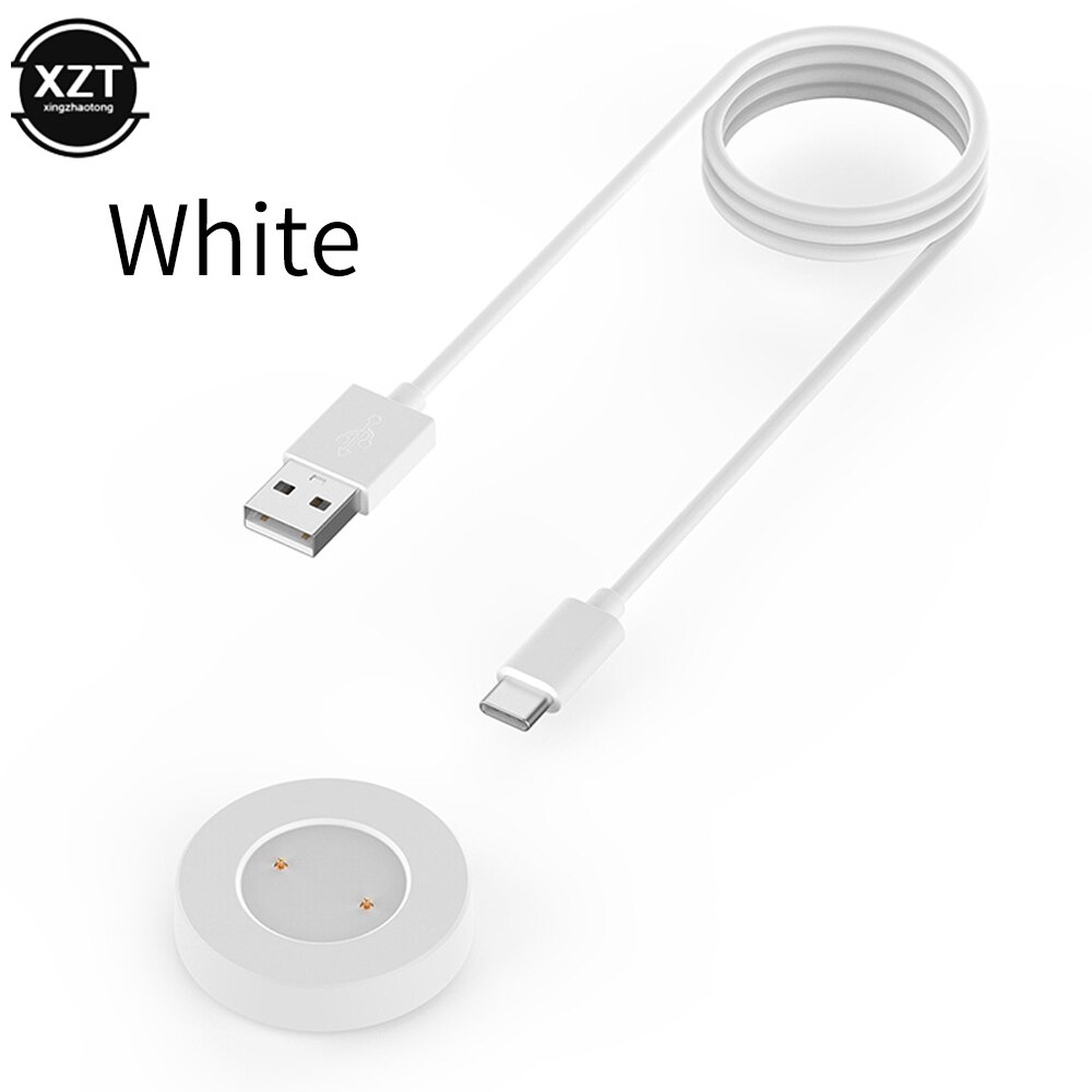 Voor Huawei Horloge Gt/GT2 Draagbare Draadloze Usb Kabel Charging Dock Stand Power Magnetische Horloge Oplader Voor Honor Gt 2: WHITE