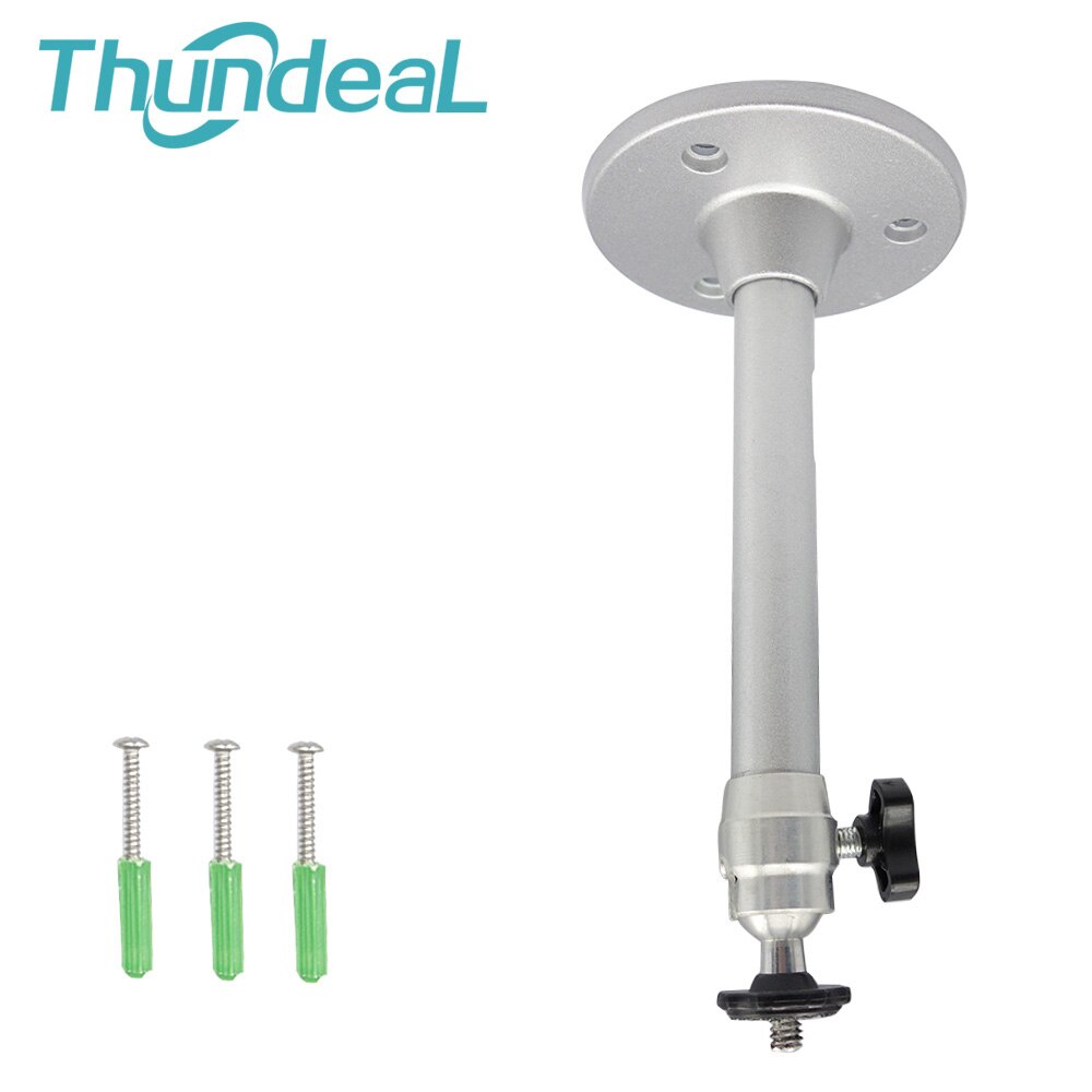 6mm Camera Tripod Ceiling 21cm Metal Wall Mount Hanger Hanging Mounting Kit For RD850 C80 TD90 Mini Projector Camera Bracket