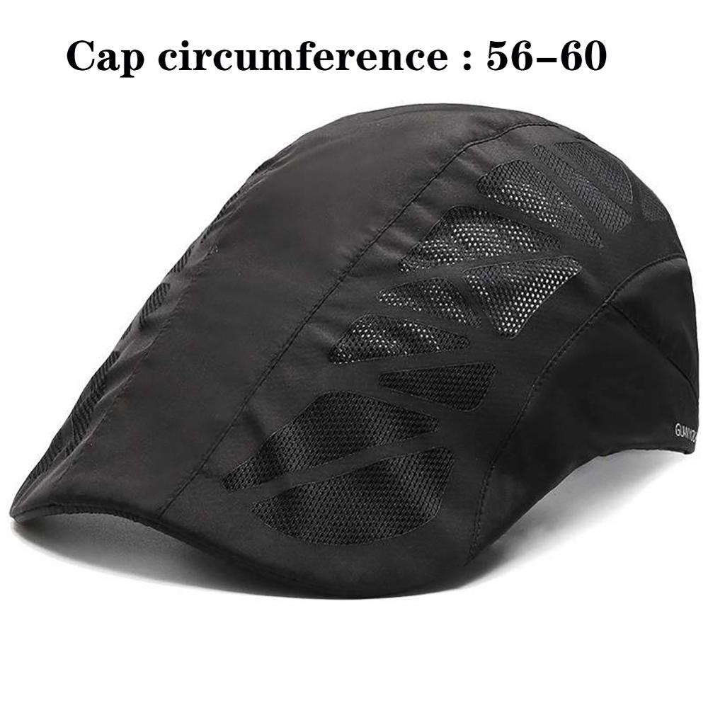 Berretto Casual cappello estivo berretto piatto Gatsby cappello regolabile traspirante Boina Mesh Caps per adulti e bambini: B Adult