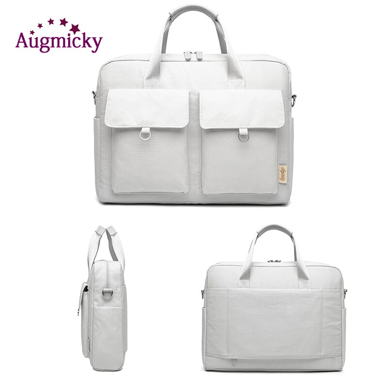 Novas mulheres bolsa de viagem do escritório ombro messenge portátil saco notebook caso maleta para macbook 13.3 14 15.6 Polegada