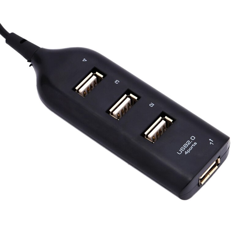 4 Ports USB HUB 2.0 Splitter Adapter Multi Expansion Cable Adapter Port Portable For Mobile Phone Fast Charging For PC Laptop