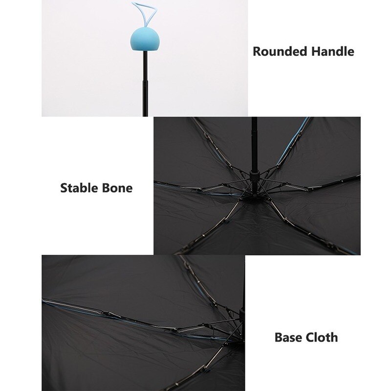 Quality Capsule Mini Pocket Umbrella Transparent Umbrella Windproof Folding Umbrella Ladies Compact Umbrella