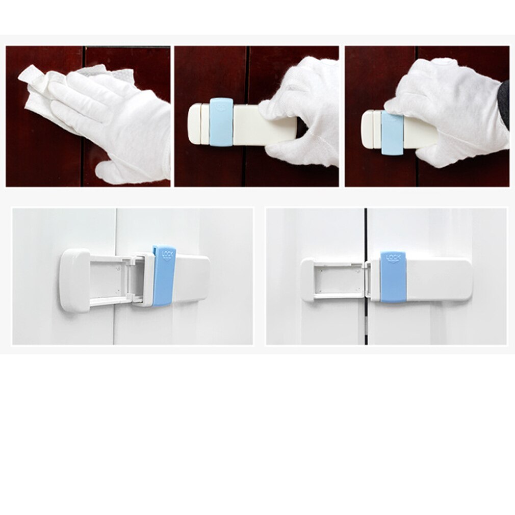 2pcs/set Baby Safety Drawer Locks Children Security Protection Lock For Cabinet Door Kids Safety Lock Securite Infant Room Stuff