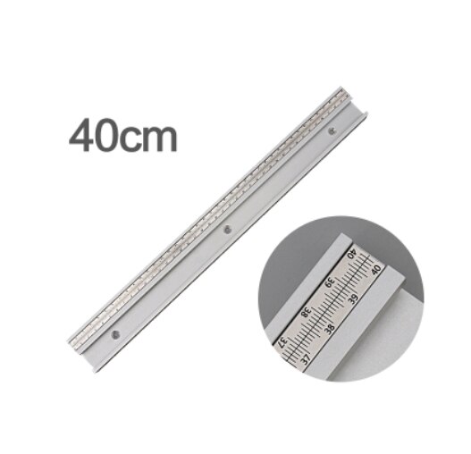 Router Table Saw Miter Track 300/400/500/600/800mm Specification T-shaped With Scale Track Groove Woodworking DIY Workbench: B 400mm