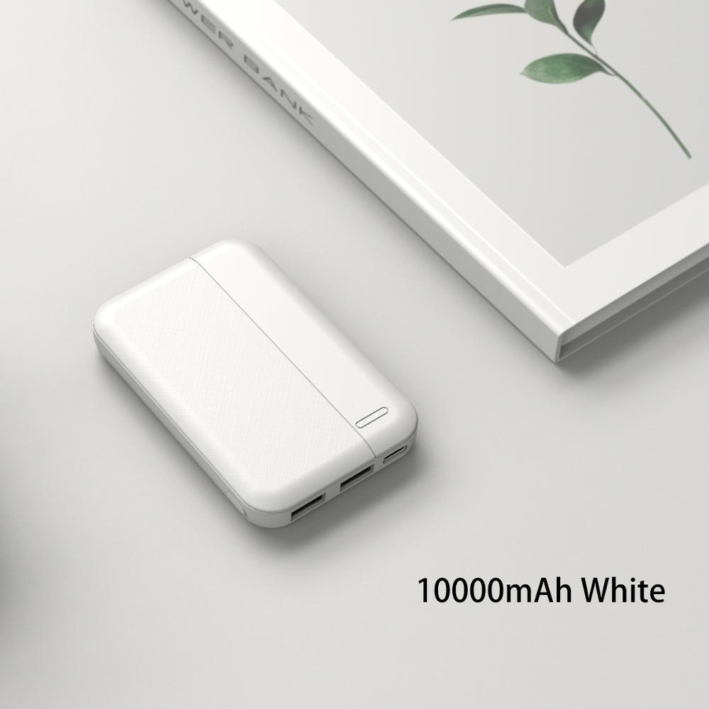 CASEIER 10000mAh Mini batterie externe pour chauffer les vêtements ceinture gants écharpe Speical externe chargeur de batterie portable pour réchauffer l'utérus: 10000mAh White