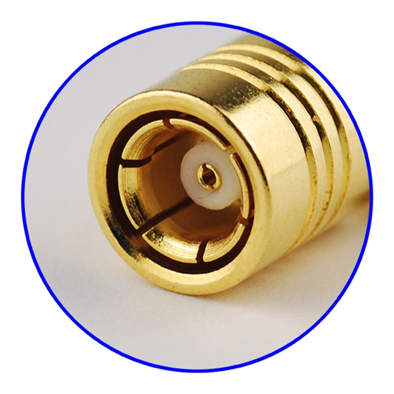 Superbat 10 stücke SMB crimpen Stecker Stecker Rechten Winkel für Koaxialkabel SHR-50-2 SFT-50-2 RF Stecker