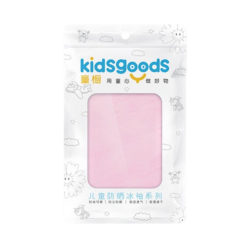 1pair Elastico Del Fumetto Per Bambini di Raffreddamento Maniche Braccio per le Ragazze Dei Ragazzi Del Sole di Estate UV di Protezione di Sport dei bambini Del Polsino di Ghiaccio braccio di seta Unisex