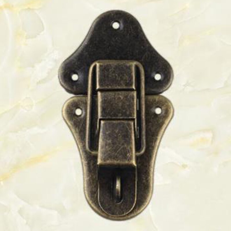 Vintage Lock Latch Antique Style Bronze Jewelry Box Drawer Home Office