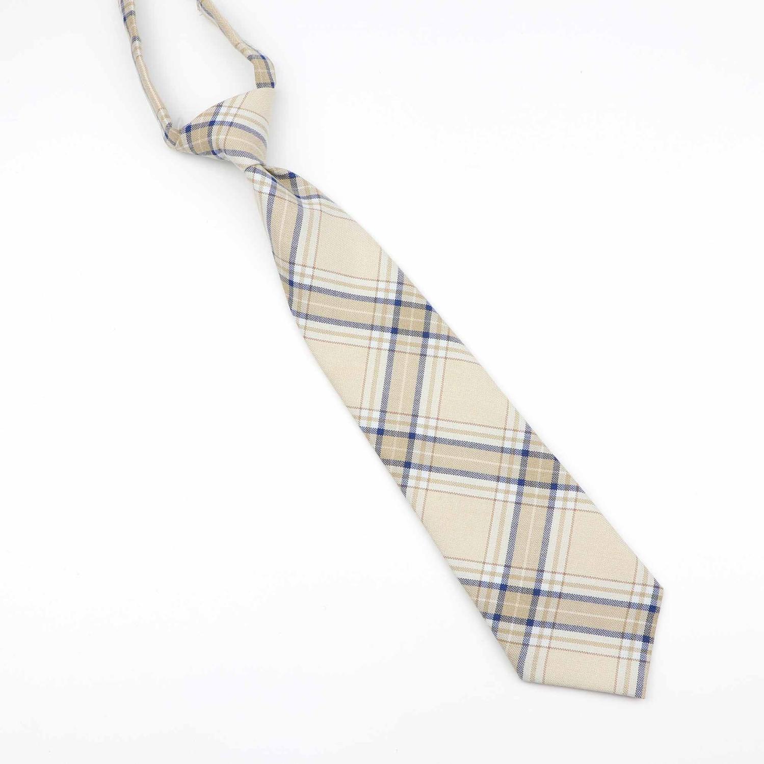 Student Lui Slim Stropdas Skinny Stripped Tie Eenvoud Elastische Band 7 Cm Breedte 33 Cm Lengte Partij Formele Mannen kids Banden: 1