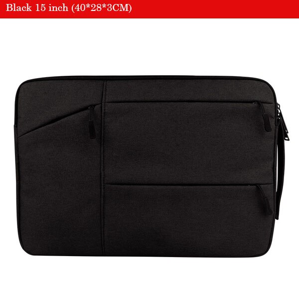 Soomile Laptop bag 15,6 pulgadas para mujeres y hombres Oxford sleeve bag notebook computer handbag case Portable men maletín a estrenar: black 15 inch