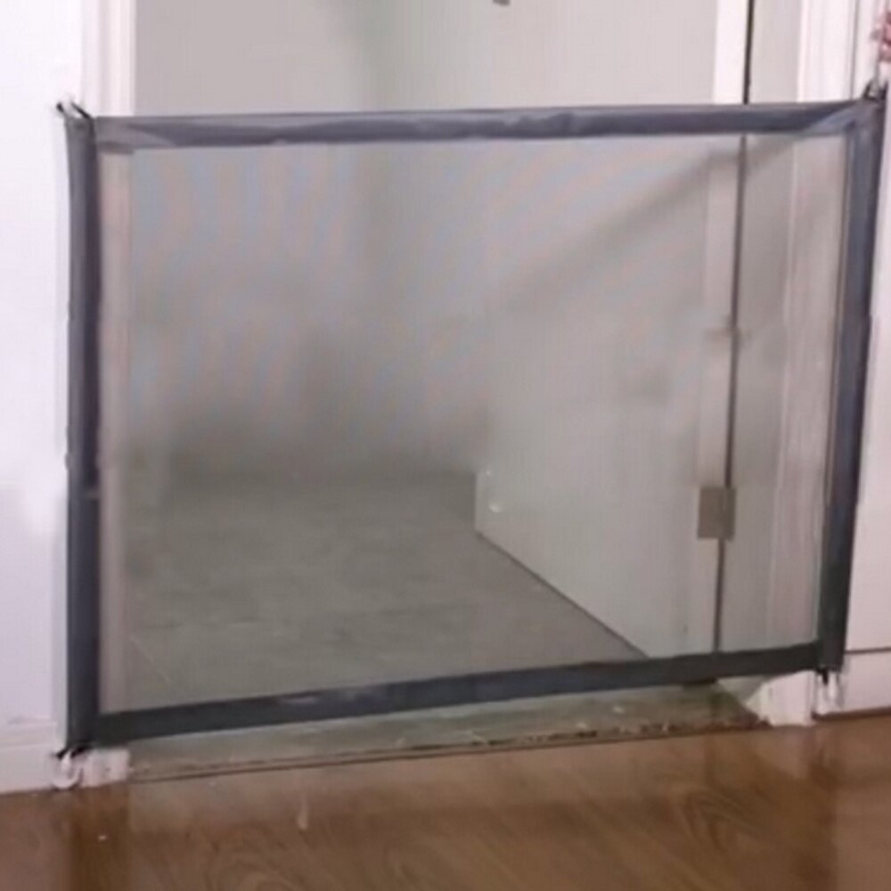 75*185cm Small Dog Door Magic Pet Gate The Ingenious Mesh Magic Pet Gate Safe Guard Install Puppy Enclosure Dog Fences 3: Default Title
