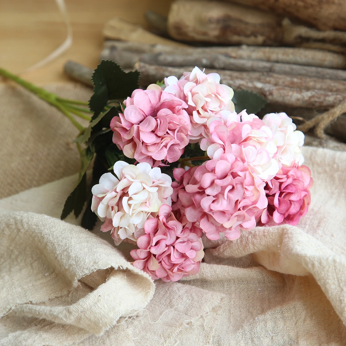 Fleurs artificielles violettes pivoines, 1 Bouquet, fausses roses d'automne en soie pour bricolage, décoration de salon, jardin de maison, mariage: 26