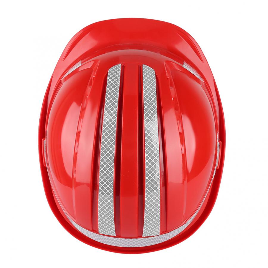 Safety helmet Worker Construction Site Protective Cap Ventilate ABS Hard Hat Reflective Stripe Safety Helmet